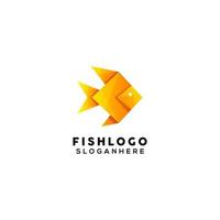 création de logo de poisson vecteur