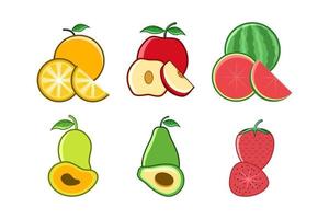 illustration vectorielle de fruits vecteur