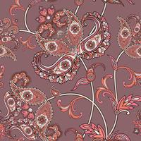 Floral fond sans couture. Ornement oriental. Motif de fleurs. vecteur