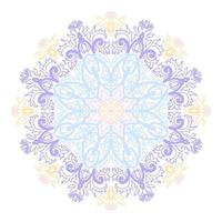 fond de mandala élégant couleur pastel vecteur