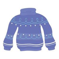 icône de pull tricoté vecteur