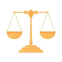 balance de la justice juridique vecteur