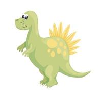 personnage de spinosaurus mignon vecteur