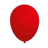 hélium ballon rouge vecteur
