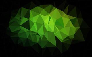 modèle de triangle flou de vecteur vert clair.