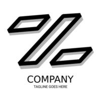 conception de logo 3d lettre z unique, simple et très cool. parfait pour les t-shirts et plus encore. vecteur