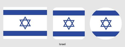 drapeau d'Israël, illustration vectorielle vecteur