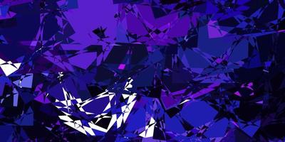 modèle vectoriel violet foncé, rose avec des formes triangulaires.
