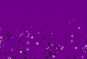 couverture vectorielle violet clair avec des taches. vecteur