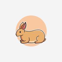 illustration vectorielle graphique d'un lapin vecteur