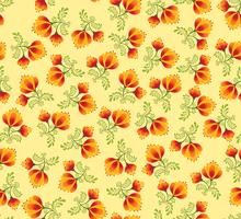 Floral pattern sans soudure. Fleurs d&#39;ornement à la russe vecteur