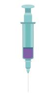 injection de seringue de vaccin vecteur