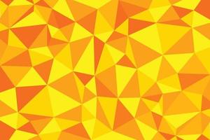 fond de texture abstraite low poly vecteur de conception de couleur jaune