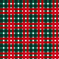 plaid de noël. vecteurs de plaid de buffle vert. motif vichy de noël en rouge, vert. fond pour la décoration. modèle sans couture. vecteur