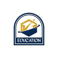 logo de l'éducation, vecteur du logo de l'université