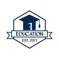 logo de la porte de l'éducation, logo de l'université vecteur