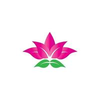 icône de modèle de logo de beauté vecteur fleurs de lotus design