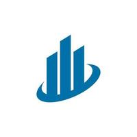 logo financier, vecteur de logo comptable