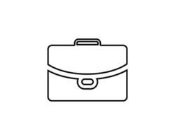 valise sac icône vector logo modèle illustration design