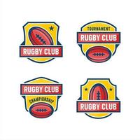 collection de logos de championnat de club de rugby