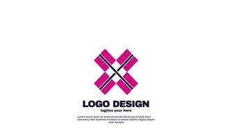 modèle de conception d'identité d'entreprise de conception de logo d'entreprise d'inspiration abstraite abstraite vecteur