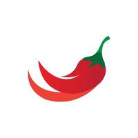 vecteur de logo de piment