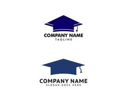 ensemble d'éléments de conception de modèle de logo vectoriel graduation cap