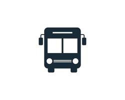 bus, transport icône vecteur logo modèle illustration design