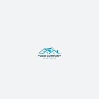 immobilier résidence maison logo vecteur
