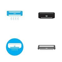 conception de vecteur d'illustration d'icône de climatiseur