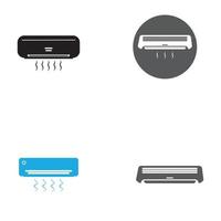conception de vecteur d'illustration d'icône de climatiseur