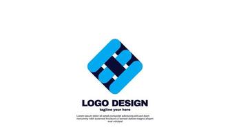 entreprise d'inspiration abstraite et création de logo d'entreprise vecteur de conception d'identité d'entreprise coloré