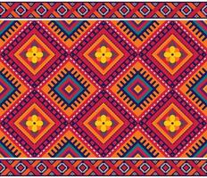 motif ethnique géométrique oriental harmonieux pour le fond ou le papier peint. conception de rideau de sol en moquette vecteur