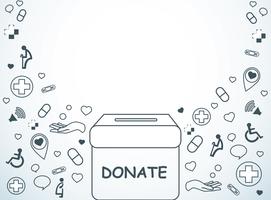 faire un don, la charité pour vecteur de fond médical et de la santé