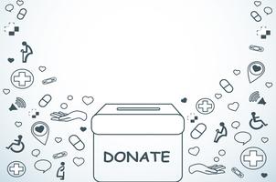 faire un don, la charité pour vecteur de fond médical et de la santé