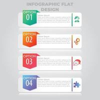 visualisation des données d'entreprise. diagramme de processus. éléments abstraits du graphique, diagramme avec étapes, options, parties ou processus. modèle d'entreprise de vecteur pour la présentation. concept créatif pour infographie.