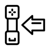 icône de communication vecteur noir et blanc