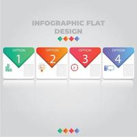 visualisation des données d'entreprise. diagramme de processus. éléments abstraits du graphique, diagramme avec étapes, options, parties ou processus. modèle d'entreprise de vecteur pour la présentation. concept créatif pour infographie.