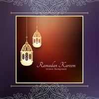 Résumé ramadan Kareem fond islamique vecteur