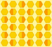abeille ruche hexagonale bande dessinée fond vecteur