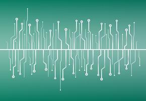 technologie ligne symbole abstrait vecteur