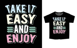 t-shirt pour la conception d'impression avec un slogan de typographie moderne vecteur