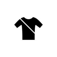chemise, mode, polo, icône solide de vêtements, vecteur, illustration, modèle de logo. adapté à de nombreuses fins.