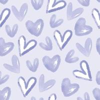 fond de motif de saint valentin sans couture avec dessin à la main arc-en-ciel violet, motif pour enfants vecteur