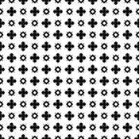 texture de motif de surface noir et blanc. bw conception graphique ornementale. ornements en mosaïque. modèle de modèle. vecteur