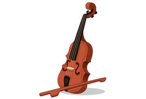 Instrument de violon vecteur