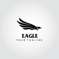 vecteur de conception de logo d'aigle. adapté au logo de votre entreprise