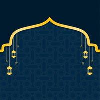 arrière-plan islamique avec espace de copie. cartes de voeux ramadan, affiche, invitations, papier peint. illustration vectorielle vecteur