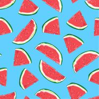 Modèle sans couture de tranches de melon d&#39;eau. Illustration vectorielle vecteur