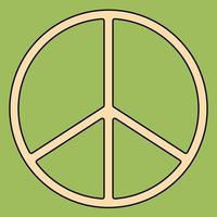 une affiche carrée avec l'emblème du pacifique dans le style tendance cartoon des années 70. vecteur